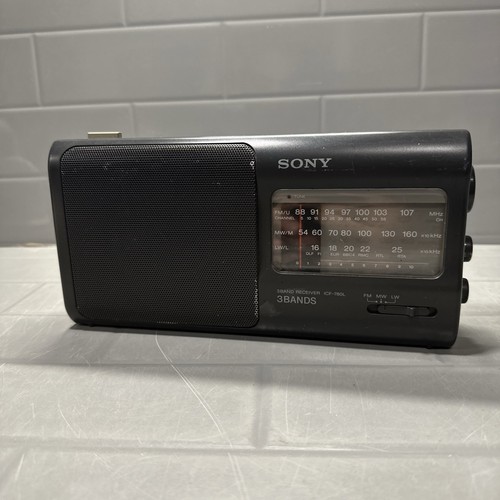 Vintage sony icf - sony, portable