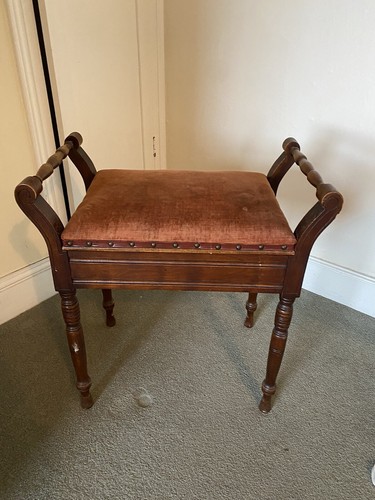 Antique mahogany upholstered - antique,