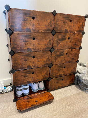 Narrow shoe cabinet tall - cabinet,