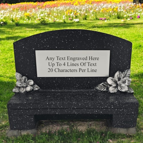 Personalised memorial bench - memorial,