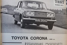 Original 1966 TOYOTA CORONA Autocar magazine road test