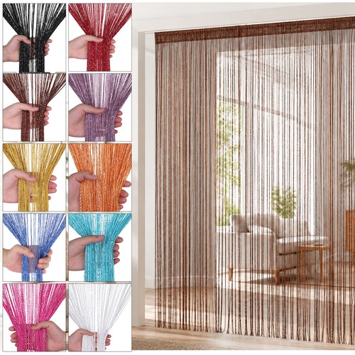 String curtain panels - string,