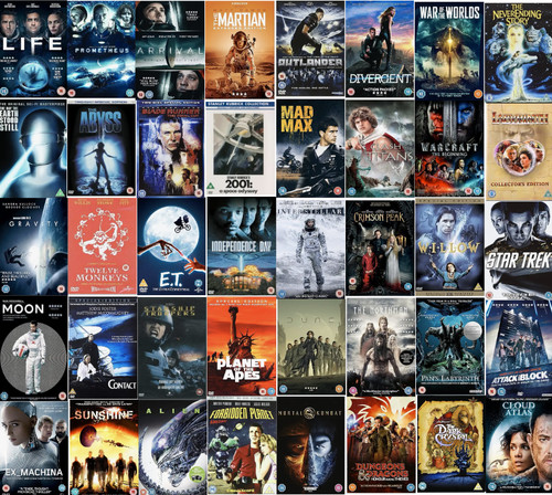Dvd bundle sci fi - x, sci-fi