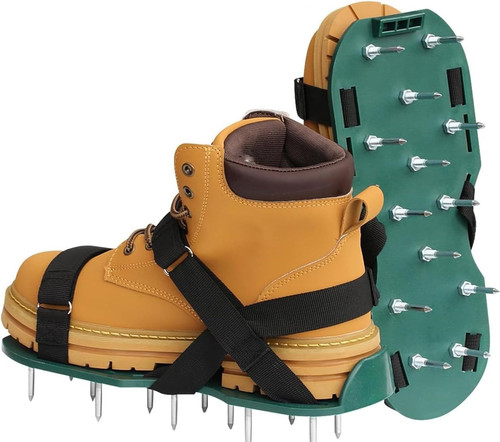 Lawn aerator shoes with - aerator, dual