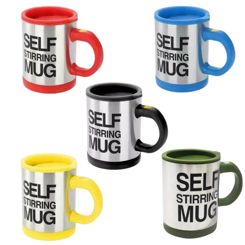 Automatic self stirring mug - self-stirring,
