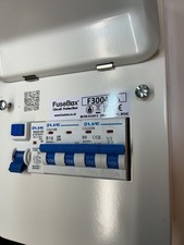 16A,  6A metal Camper Van Caravan Mains Consumer Unit With  Double RCD/MCB's