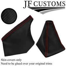 RED STITCH CARBON VINYL GEAR