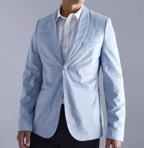 Velvet velour smoking robe - velvet,