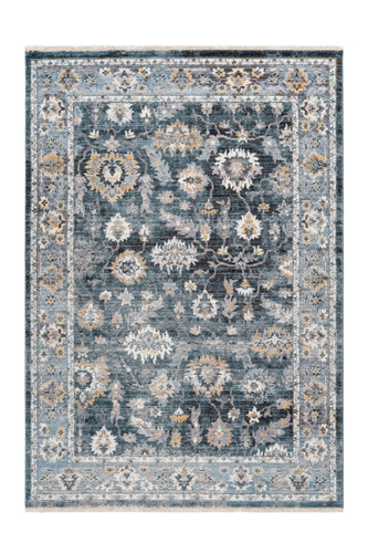 Vintage blue afghan ziegler - vintage,