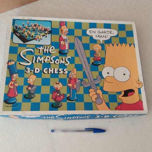 The simpsons chess set - simpsons, 3d