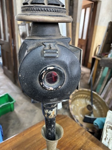 Antique horse carriage lamp - antique,