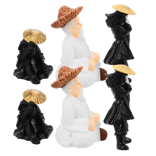 Pcs ancient figure ornaments - 6,