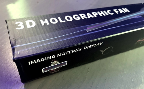 Holographic fan - 3d,