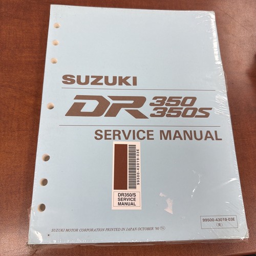 Suzuki dr350 dr350s - dr350, service