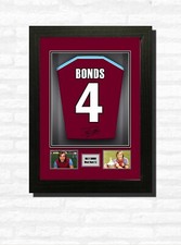 BILLY BONDS West Ham  FC Football Shirt Print OR Framed Print Free Postage UK