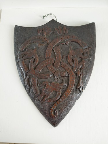 Hand carved viking - carved, celtic