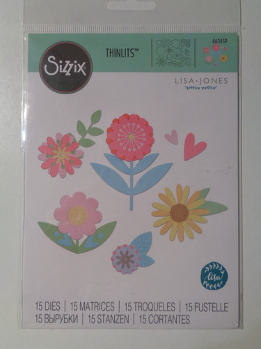 Sizzix thinlits flower - set, ~