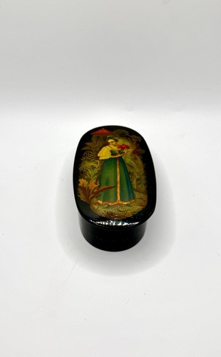 Antique fedoskino russian - antique,