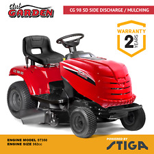 Ride On Mower 98M-SD Club Garden CG 98SD 352cc Stiga 98cm/38in Side Dispenser