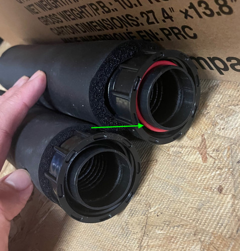 Connection pipe ring - pipe, o-ring