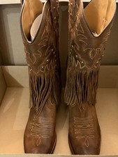 Mayura Fringed Cowboy Boots ~