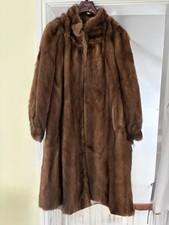REDUCED!! Vintage Full Length Real Mink Fur Coat Genuine  from Saga Furs 