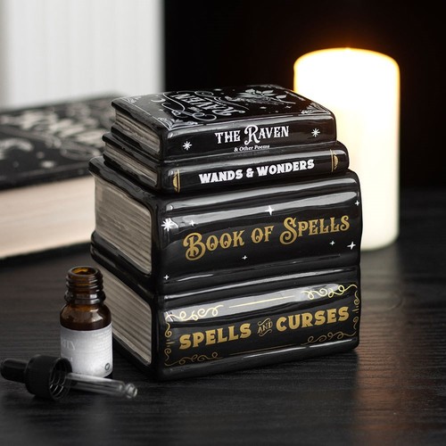 Book spells oil - spells, burner