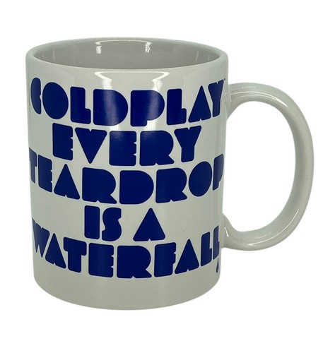Rare coldplay mug cup band - rare,
