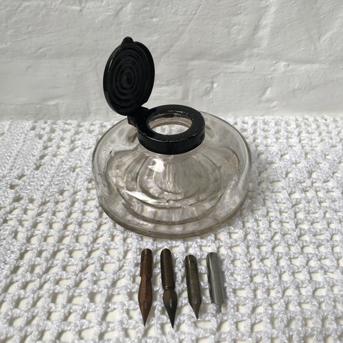 Vintage handblown round glass - vintage,