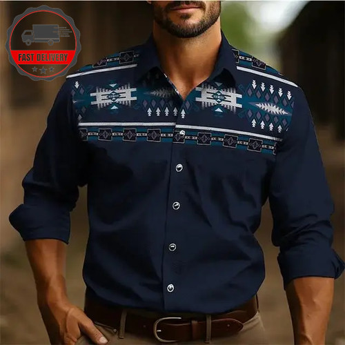 Cowboy western shirt men - western,