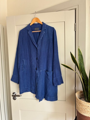 Women oska linen jacket - oska, mid