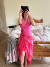 Vintage Y2K Pink Prom Evening Dress