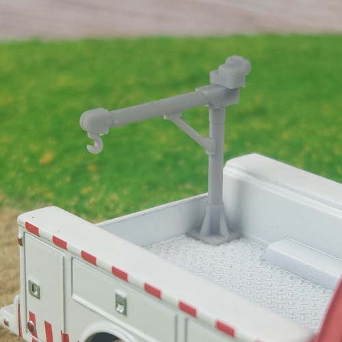 Scale printed davit - 1:64, 3d