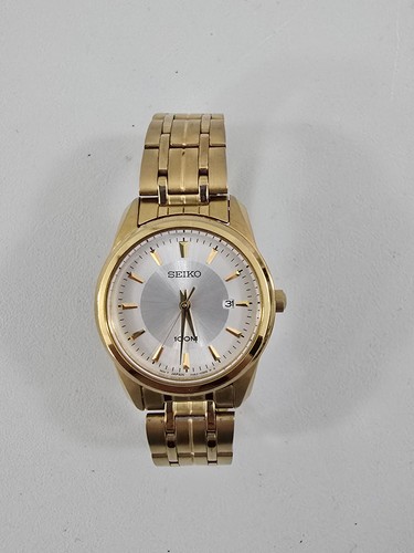 Seiko ladies watch gold tone - ladies,
