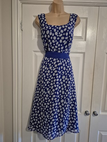 Blue white lined - white,