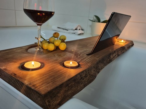 Wooden bath board - /, tray