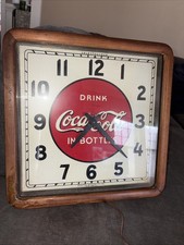 1930s Coca Cola Clock, Runs