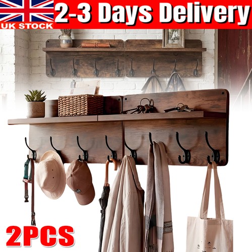 2pcs wall mounted - mounted, coat