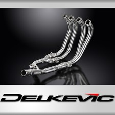 Suzuki GSX1400 2006-2007 Delkevic Stainless Steel 4-1 Exhaust Downpipes Headers 