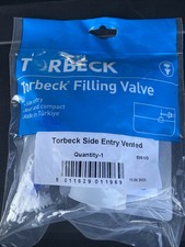 Torbeck Opella Side Entry Filling Valve - B610 .. Quiet WRAS . Free Post