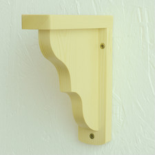 10, 13, 15, 18, 20, 25, 30 cm Eco Friendly Natural Wooden Shelf Bracket Gallows