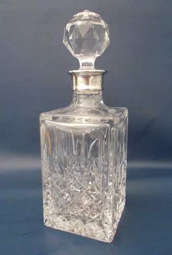 Crystal whisky decanter - crystal,
