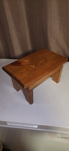 Inch wooden one step stool - inch,