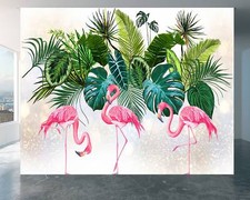 Water-Resistant Flamingo Wall