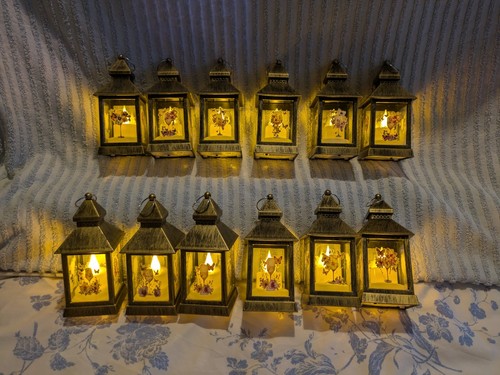 Led candle lanterns - x, 12