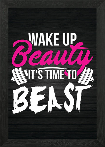 Wake beauty beast framed - beauty,