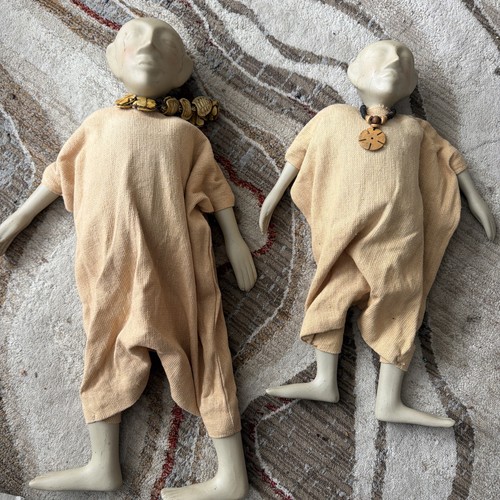 Vintage rare porcelain dolls - vintage,