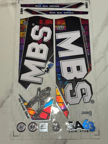 Cricket bat stickers - 3d, –