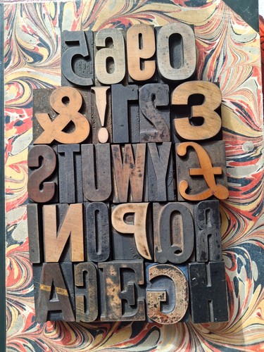 Vintage wooden letterpress - vintage,