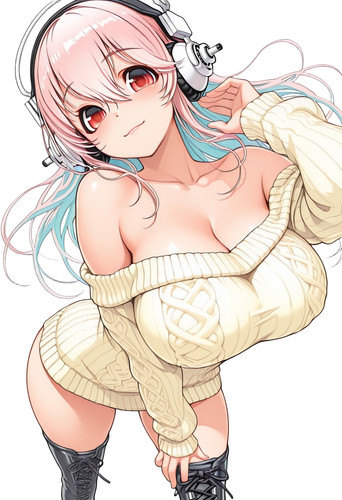 Super sonico seductive smile - super,